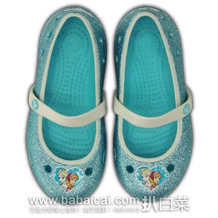 crocs 卡洛驰 Keeley 亮闪儿童凉鞋 特价.84起,直邮含税到手约¥112