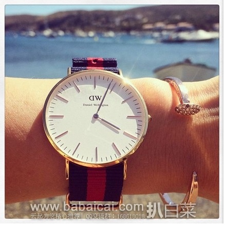 英国亚马逊:Daniel Wellington 丹尼尔惠灵顿 0501DW 时尚腕表 原价£129,现£56.61,直邮退税实付£47.18,直邮到手仅¥504
