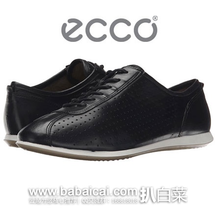 6PM：ECCO 爱步 触感Touch Modern Sneaker 女士 真皮休闲平底鞋 （原价$150，$74.99），公码9折后$67.49