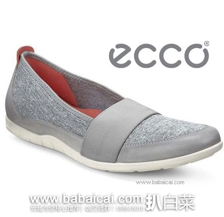 6PM：ECCO 爱步 Bluma Band 女款 真皮一脚蹬平跟鞋 原价$100，现新低$40
