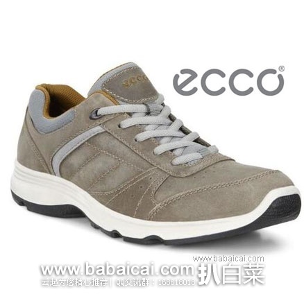 6PM：ECCO 爱步 Performance Light IV 男士 真皮户外运动鞋  原价$150，现降至新低4.3折$64.99