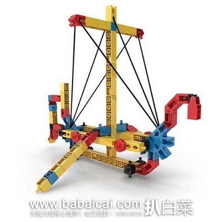 可拼10款机械模型!Engino Model 10 机械模型拼插套装 特价.33,直邮免税,直邮到手¥126