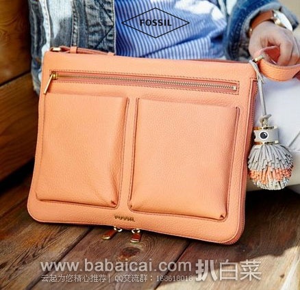 Fossil 化石 Piper Small Crossbody 女士 真皮斜挎包 Fossil 化石 Piper Small Crossbody 女士 真皮斜挎包 原价8,现3.2折.74