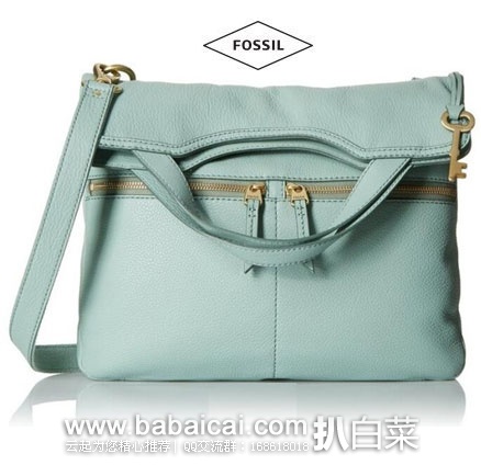Fossil 化石 Erin Foldover Tote 女士 Fossil 化石 Erin Foldover Tote 女士 真皮斜挎包 原价8,现3.3折新低.51