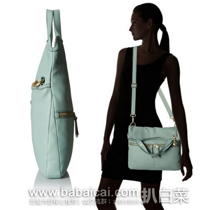 Fossil 化石 Erin Foldover Tote 女士 Fossil 化石 Erin Foldover Tote 女士 真皮斜挎包 原价8,现3.3折新低.51