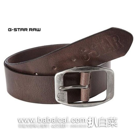G-Star 男士 水牛皮皮带 西班牙亚马逊:G-Star 男士 水牛皮皮带 降至€19.95,直邮退税后实付€16.67