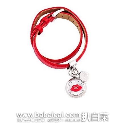 英国亚马逊：Lulu Guinness 露露·吉尼斯0.95.0369 女士时装腕表 特价28，直邮退税实付£40，直邮含税到手约￥500