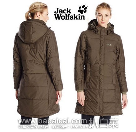 Jack Wolfskin 狼爪 Iceguard 女士长款棉服 Jack Wolfskin 狼爪 Iceguard 女士长款棉服 原价7,现3.1折新低.99