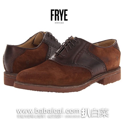 6PM:精选 推荐 6 款 FRYE 弗莱 男款 真皮牛津鞋/一脚蹬船鞋,叠加9折优惠码更低价~
