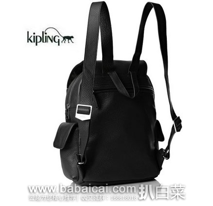 英国亚马逊:Kipling 吉普林 City Pack S Kp 女士 真皮双肩包 原价£250,直邮退税后£95.42