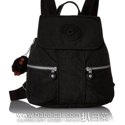 KIPLING 吉普林 Kieran 双肩背包 原价$94，现历史新低$42.3，到手约￥356
