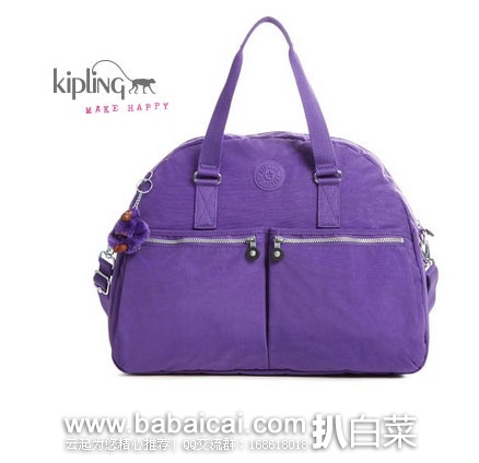 Kipling 吉普林 Eugina 女士 大号旅行包 原价9,现3.5折特价.63