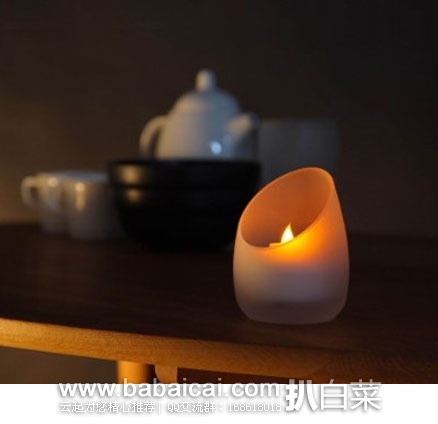 日本亚马逊：MUSASHI武藏 RITEX 摇曳的烛光 干电池式LED灯 特价645日元（约￥43）