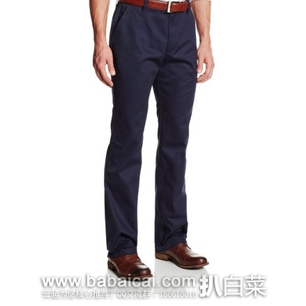 Lee 李牌 Uniforms 男士直筒休闲长裤 原价$58,现$15.99