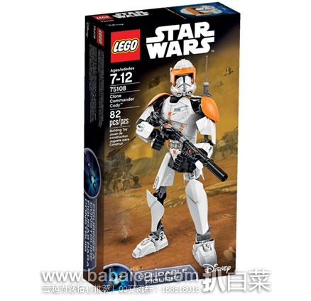 LEGO 乐高 75108 克隆人指挥官 原价,现历史新低.99,到手¥115,国内¥229