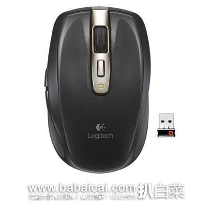 Logitech 罗技 Mx Anywhere 无线鼠标 原价$60，现4.2折新低$25.17