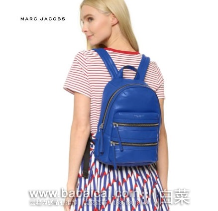 Marc Jacobs Biker Backpack 女士 真皮 双肩包 原价5,现降至8.89