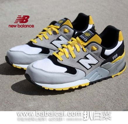 New Balance 新百伦工厂店:ML999WSB 男士 复古跑鞋 特价.99