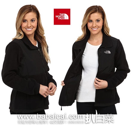 6PM:The North Face 乐斯菲斯 女士 全拉链加厚保暖抓绒衣 原价9,现4折.6