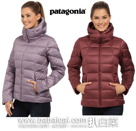 6PM：Patagonia 巴塔哥尼亚 女士 600蓬鸭绒 短款羽绒服  原价$279，现$111.6