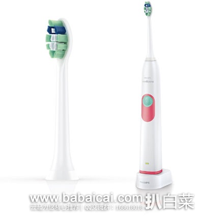 日本亚马逊： PHILIPS 飞利浦 声波电动牙刷  HX6201/25 新低价5376日元（约￥351元）