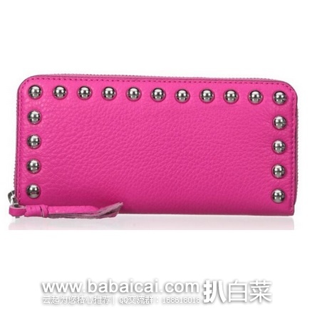 Rebecca Minkoff 瑞贝卡·明可弗 Ava Zip 真皮长款拉链钱包 原价$145，现历史新低$52.07，直邮含税到手约￥415