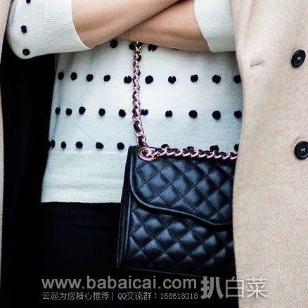 Rebecca Minkoff 官网:瑞贝卡明可弗 真皮小香包 现降至,75折后.5,到手¥585