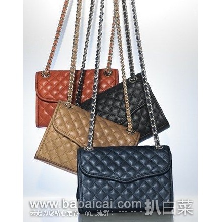 Rebecca Minkoff 官网:瑞贝卡明可弗 真皮小香包 现降至,75折后.5,到手¥585