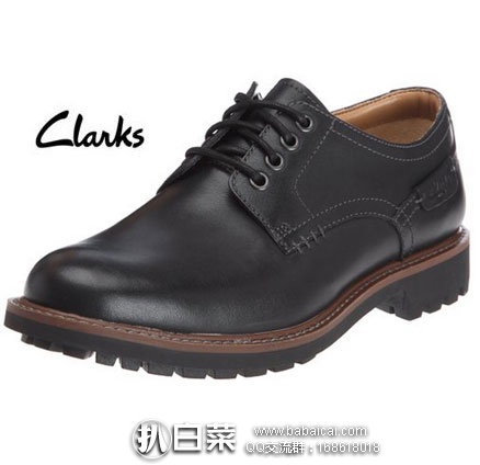 Clarks 其乐 Montacute Hall 男士 4眼系带真皮休闲皮鞋