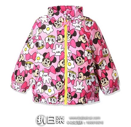 日本亚马逊：Disney迪斯尼 宝宝带帽外套 粉色 折后2111日元（约￥139）