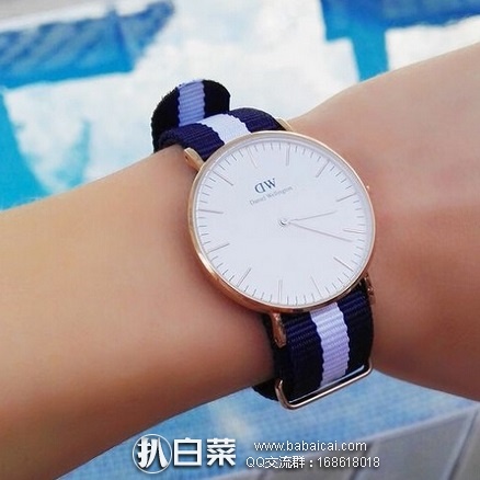 英国亚马逊:Daniel Wellington 丹尼尔惠灵顿 0503DW 女士时尚腕表 原价£129,现£54.83,直邮退税实付新低£45.69,直邮到手仅¥480