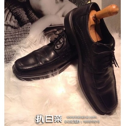Amazon：ECCO 爱步 男士 赫尔辛基舒适真皮正装鞋 原价0，现历史新低.5，到手￥520