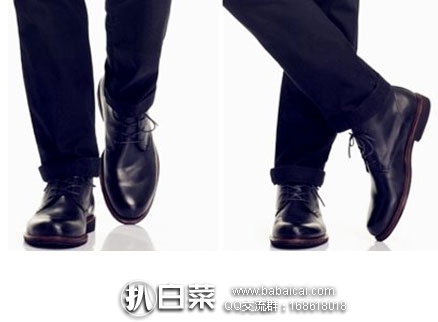 6PM：ECCO 爱步 Findlay Plain 男士高端真皮牛津鞋 原价0，现5折特价.99