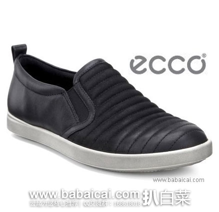 ECCO 爱步 Aimee Elastic Slip-On Loafer 女士 真皮一脚蹬休闲鞋 降至.98