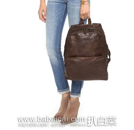 Frye 弗莱 Tyler Backpack 真皮复古双肩包 6PM:Frye 弗莱 Tyler Backpack 真皮复古双肩包 (原价8,现降至4.99),公码9折后2.49