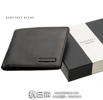Geoffrey Beene 男士 真皮双折钱包 原价$30，现5.1折$15.27，直邮到手￥135元