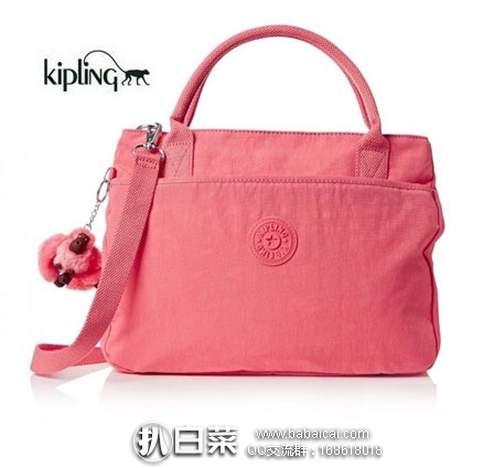 德国亚马逊:Kipling 吉普林斜挎包 原价€79.9,现降至€39.95,直邮退税后€33.57