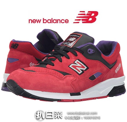 New Balance 新百伦 CM1600BD 男士复古跑鞋 6PM:New Balance 新百伦 CM1600BD 男士复古跑鞋 原价0,现特价.99