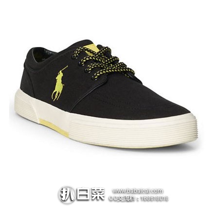 Faxon 男士 4孔系带帆布鞋