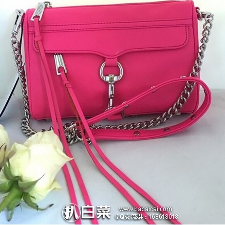Rebecca Minkoff 瑞贝卡明可弗 经典名款 mini mac 真皮单肩包 原价$195，现$77.61，直邮含税到手￥655