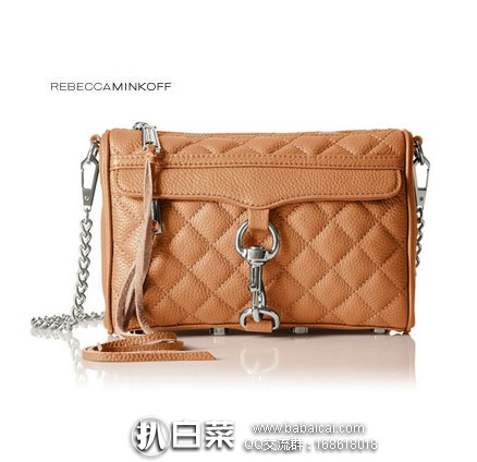 Rebecca Minkoff 瑞贝卡明可弗 MINI MAC 经典菱格单肩小香包 原价5,现新低.09
