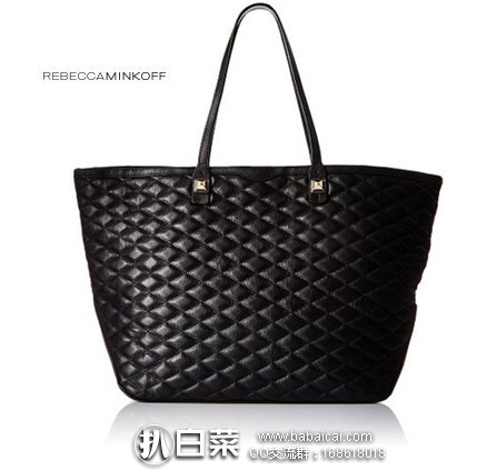 Rebecca Minkoff 瑞贝卡明可弗 女士 经典菱格大号真皮单肩包 原价$325，现降至2.8折$91.14， 新低