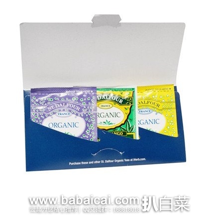 iHerb:St. Dalfour 有机水果花茶茶包 五种口味组合装25包 限时特价http://www.babaicai.com/wp-content/uploads/2016/09/shengtaoyuanhuacaocha121.jpg.66,凑单直邮包邮到手约¥11,两件还可95折