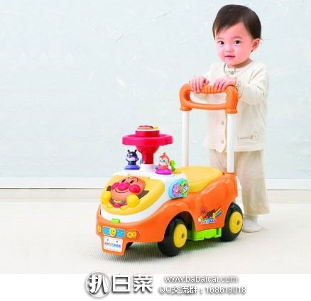 日本亚马逊:Pinocchio 面包超人婴儿学步车/手推车 好价6272日元(约¥410元)