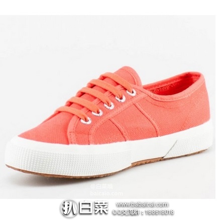 德国亚马逊:Superga 男女中性款 2750帆布鞋 原价€60,现€17.99,直邮退税实付新低€15.12,直邮含税到手仅¥230