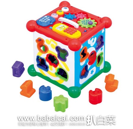 日本亚马逊：Toyroyal 新六面盒 多功能数字屋 形状配对玩具 好价2336日元（约￥150）