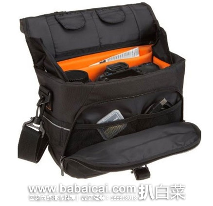亚马逊中国:AmazonBasics 亚马逊倍思 多功能收纳单肩包 II型 (内胆橙色) 秒杀价¥85元包邮