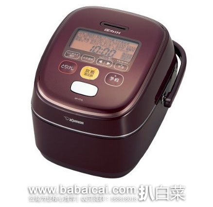 日本亚马逊：ZOJIRUSHI 象印 IH系列 NP-YT10-VD电饭煲  新低价39785日元（约￥2398）
