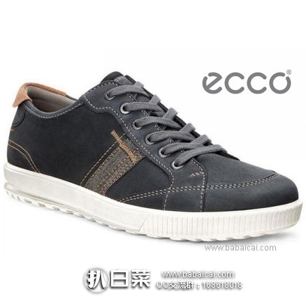 6PM：ECCO 爱步 Ennio Retro Fashion Sneaker 男士真皮休闲鞋  原价$150，现降至$74.99