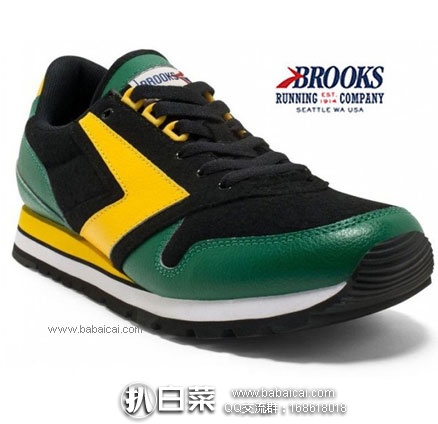 6PM：Brooks 布鲁克斯 Heritage Chariot  男士时尚复古跑鞋  原价$100，现降至$27.99